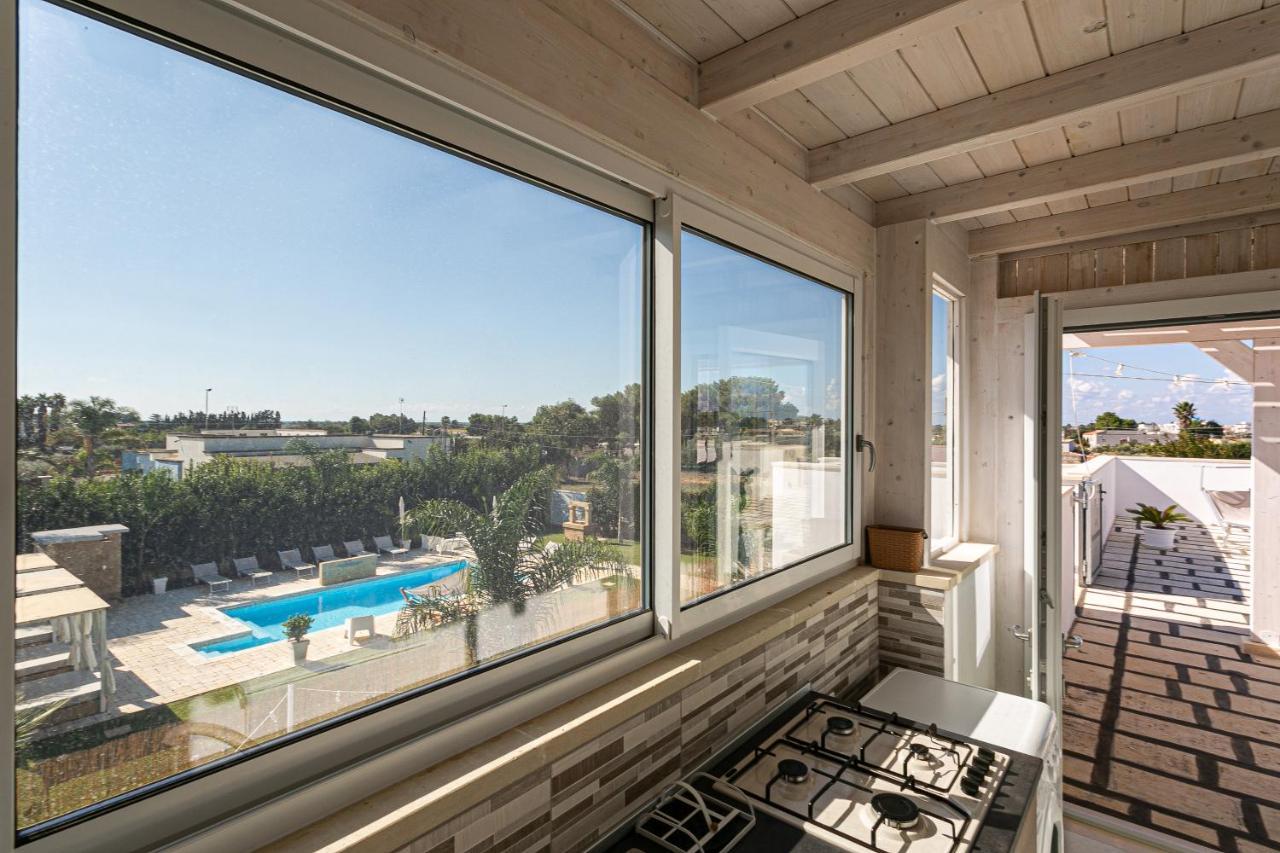 Resort Almaredamarra con piscina e idromassaggio sul mare Torre San Giovanni Ugento Esterno foto