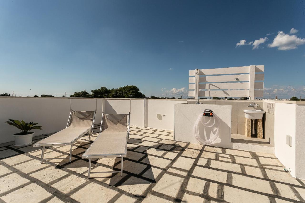 Resort Almaredamarra con piscina e idromassaggio sul mare Torre San Giovanni Ugento Esterno foto